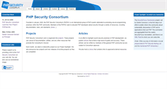 Desktop Screenshot of phpsec.org