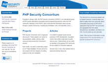 Tablet Screenshot of phpsec.org